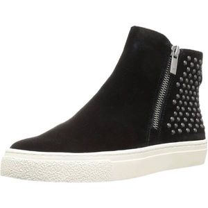 Lucky Brand Bayleah Black Studded Ankle Sneakers